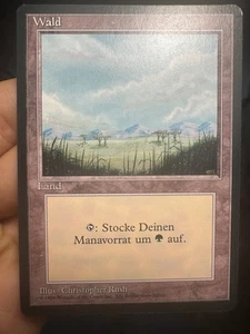 German FBB • Misprint Wald "Forest Plains" • Pack Fresh • Mtg (720) - Picture 1 of 11