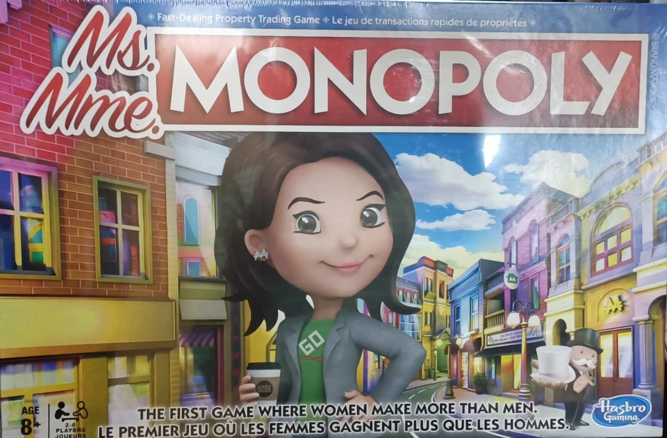 Ms Mme Monopoly Limited Edition Fast Dealing Property Trading Board Game NEW - Image 1 of 1