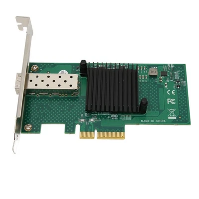 PCIe Network Card 10000Mbps PCI Express X4 5.0GT/s SFP LC Optical Fiber Gigab AU - Image 1 of 4