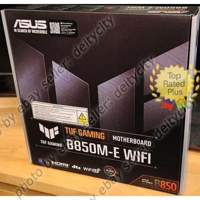 ASUS TUF GAMING B850M-E WIFI 6E AMD B850 Micro ATX mATX motherboard NEW SEALED - Image 1 of 4