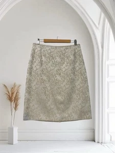 Preston & York Pencil Skirt Women’s Size 8 Floral Jacquard Elegant Party Career - Picture 1 of 17