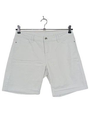 VERO MODA Pantalón corto de tela vaquera Mujeres Piratas Talla EU 40 blanco - Imagen 1 de 4