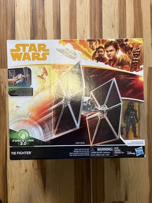 Star Wars SOLO Force Link 2.0 Tie Fighter with Tie Pilot NEW! - Image 1 of 2