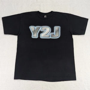 Vintage WWF Chris Jericho Y2J Definition T-Shirt Herren XL schwarz doppelseitig WWE 1999 - Bild 1 von 8