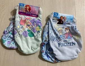 Set of 4/ Disney princess Ariel Frozen Girls Cotton underwear Brief 5-6 years - Picture 1 of 5