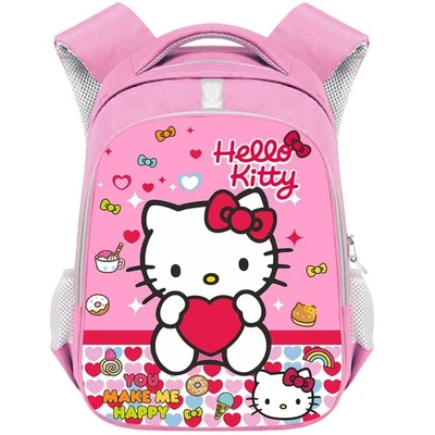 Hello Kitty Backpack for School, 17 Inch High Capacity Schoolbag For Kids Age 7+ - Image 1 of 4