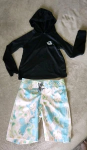 Boys Art Class Swim Trunks And Rash Guard Size 6/7 - Picture 1 of 4