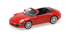 Minichamps 1:87 PORSCHE 911 CABRIOLET RED 2013 - 870068030 - Foto 1 di 1