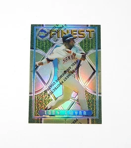 1995 Topps Finest Refractors Tony Gwynn #196 con revestimiento - Imagen 1 de 2