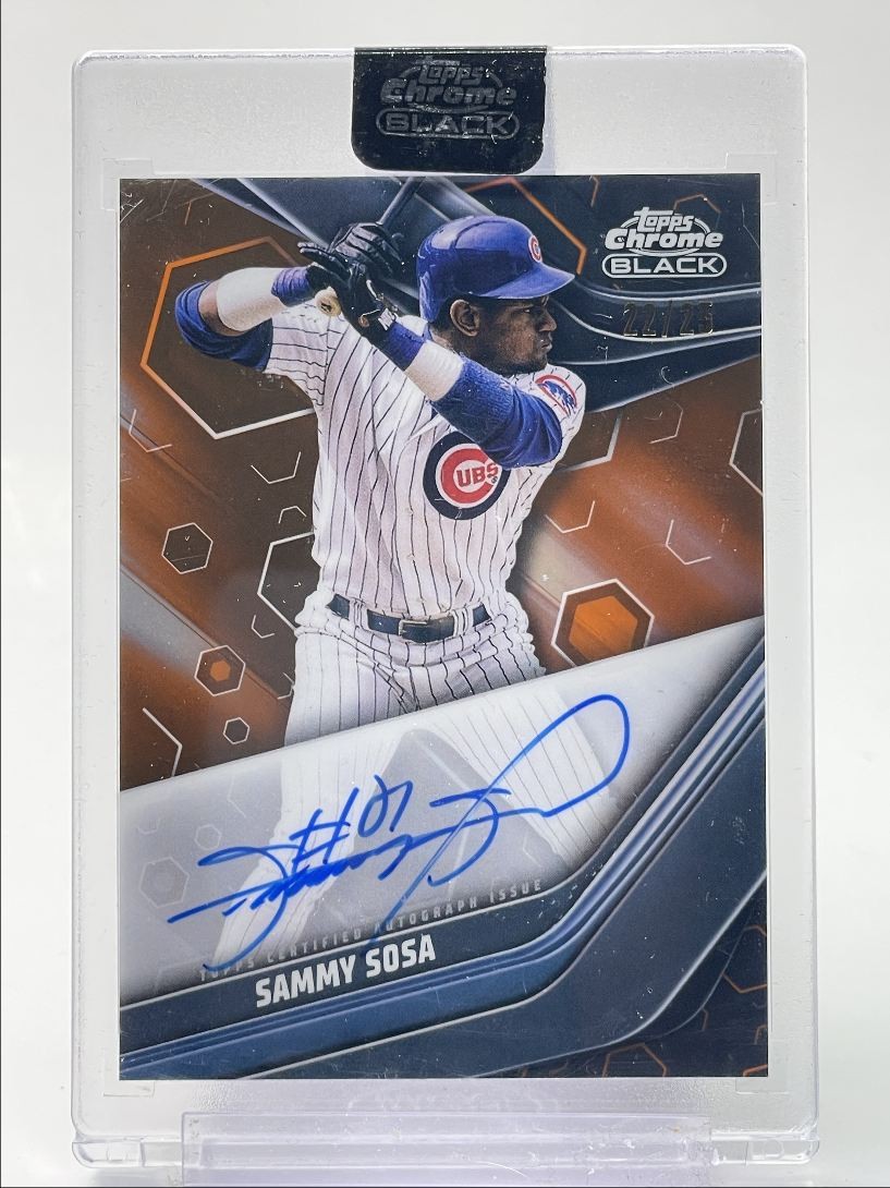 Topps Sammy Sosa Baseball Serial Numbered Sports Trading