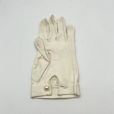 Guante De Colección Mujer Niño Individual Marfil Talla 6 Botón Perla ¡SOLO IZQUIERDO! Foto 1 de 4