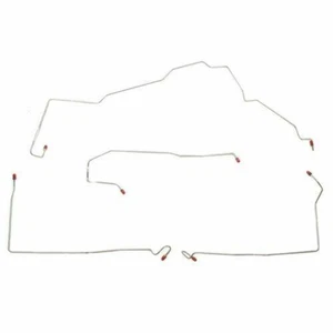 Kit de línea de freno delantero para Chevrolet Malibu 2000-2005 con ABS acero inoxidable CKT0001SS - Imagen 1 de 1