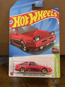 HOT WHEELS VHTF 2021 TOYOTA AE86 SPRINTER TRUENO. HW HATCHBACKS 1/5 - Picture 1 of 6