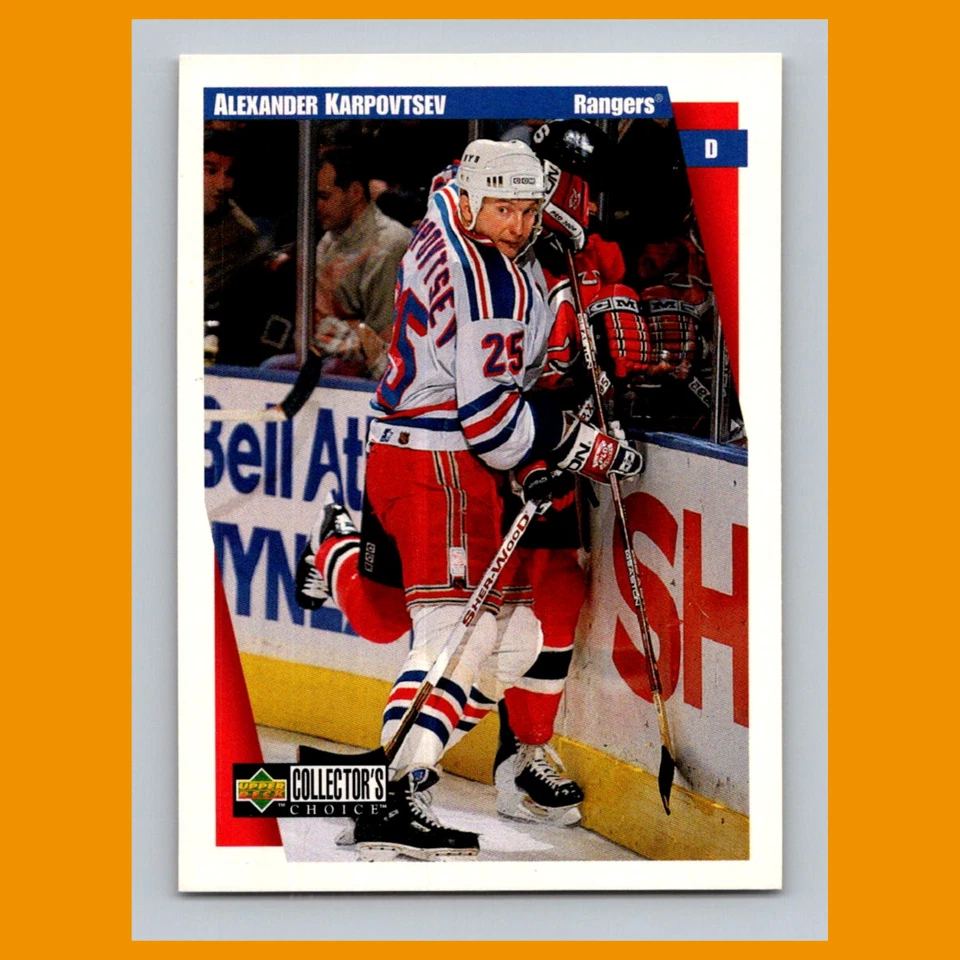 Alexander Karpovtsev #169 1997-98 Collectors Choice New York Rangers Hockey Card - Image 1 of 3