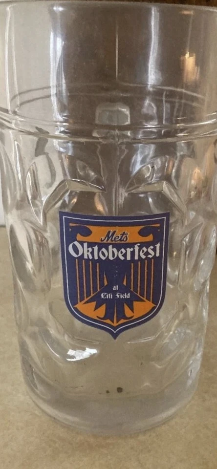 New York Mets  OKTOBERFEST at CITI FIELD GLASS Stein Beer Mug SGA - Image 1 of 1