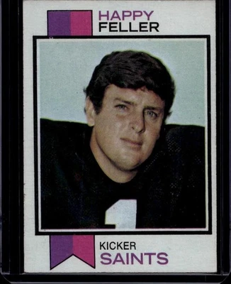 1973 Topps Football Set Break #304 Happy Feller, Ex - Image 1 of 2