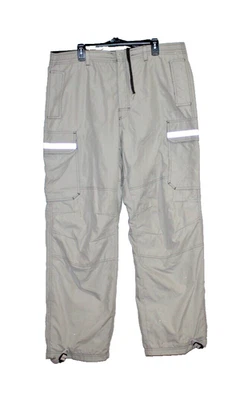 Calça de neve masculina GAP forrada marrom GG - Imagem 1 de 4