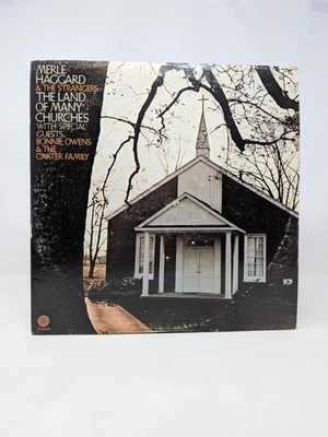 📀Merle Haggard And The Strangers - The Land Of Many Churches —Vinyl LP SWBO-803 - Image 1 of 4