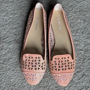 Gianni Bini Women's Coral orange rhinestones flats Shoes, Size 10M brand new - Picture 1 of 8