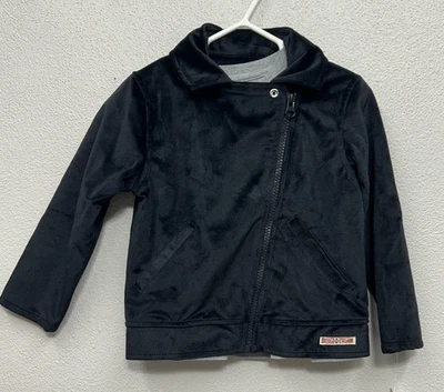 Conjunto Chaqueta Hudson Moto 2T Negro Terciopelo Terciopelo Cremallera Completa Gris Camiseta Precio de venta sugerido por el fabricante 69 USD Foto 1 de 4