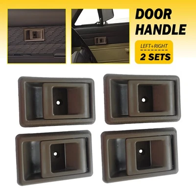 Manija de puerta interior marrón 4 piezas para Toyota 4Runner 1990-1995 Toyota Tercel 1987-90 Foto 1 de 4