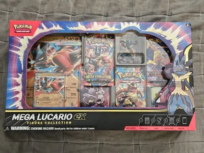 Pokemon TCG Mega Lucario ex Premium Figure Collection Box Factory Sealed - Image 1 of 4