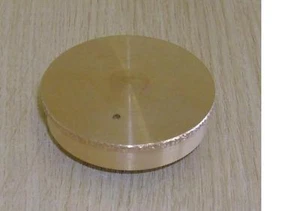 FUEL TANK CAP - BRASS. COMPATIBLE WITH: MASSEY FERGUSON: TVO20 ONLY - Picture 1 of 2