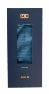 KITH X STANCE Men's Navy Salmon Toe Legends Day Athletic Crew Socks Size Large - Picture 1 of 3