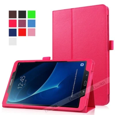 Case For Samsung Galaxy Tab A 10.1" 2019 SM-T510 T580 Tablet Leather Stand Cover - Image 1 of 4