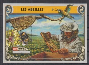 E594. Niger - MNH - 2016 - Fauna - Animals - Insects - Honeybees - Bl - Picture 1 of 1