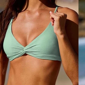 Top bikini BERLOOK Twist senza schiena taglia S - Foto 1 di 9