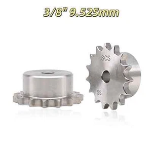 #35 Edelstahl Kettenantrieb Kettenrad Teilung für 06B Rollenkette 3/8" 9,525mm - Bild 1 von 7