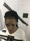 Hand Made Cornrow Braided Wig 13X4 Frontal 22? Color 1B Very Lightweight(Wig Cap