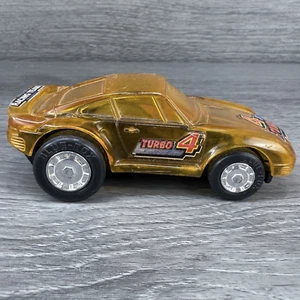 Vtg 1988 Blue-Box Porsche Car Turbo 4 Power Dasher Friction Sparkling Orange - Picture 1 of 7