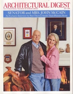 Architectural Digest July 2005 Senator John McCain, Mrs. John McCain 021417DBE2 - Imagen 1 de 1