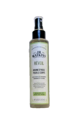 Niebla de aceite corporal J.R. Watkins despertar romero y palo de rosa 4,8 oz Foto 1 de 2