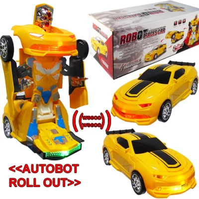 By Broward Toys Robot Race Car Bump and Go Action with Lights and Sounds - Image 1 of 4