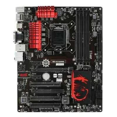 MSI Intel B85 Motherboard B85-G43 GAMINGLGA 1150 DVI VGA USB3.0 Motherboard DDR3 - Image 1 of 4