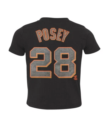 Camiseta de jugador Majestic Infant/Baby Buster Posey de los Gigantes de San Francisco Foto 1 de 2