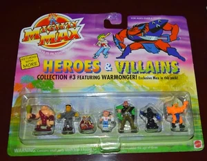 Colección Bluebird Mighty Max Heroes & Villains #3 War Monger 1994 de colección nuevo - Imagen 1 de 3
