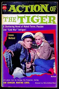 Action of the Tiger 1957 Van Johnson Martine Carol Movie Tie-in Avon 1st Ed. PB - Picture 1 of 10