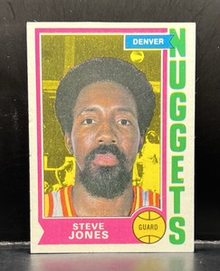 1974-75 Topps ABA STEVE SNAPPER JONES #193 DENVER NUGGETS Memphis Pros Legend