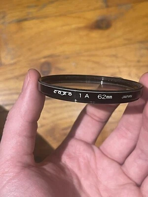 ✅ COZO SKYLIGHT 1A 62mm FILTER GENUINE LENS OR CAMERA SCREW IN W/ KEEPER  24-1 - Image 1 of 4