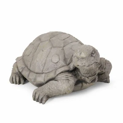 Delphos Outdoor Turtle Garden Statue, Dark Gray - Image 1 of 4