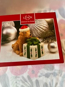 LENOX-HUND UND GESCHENK 4"" SALZ- UND PFEFFERSHAKER - Bild 1 von 1