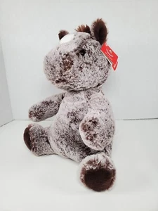 Aurora Horse Plush Brown/Gray Sitting 2014 Very Soft Pony with Tags - Picture 1 of 9