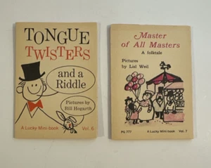 Lucky Mini Book Tongue Twisters & A Riddle Master Of All Masters Weil Vol 6 & 7 - Imagen 1 de 7