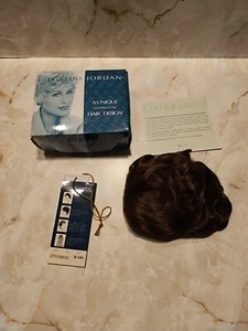 Christine Jordan Hair Piece HUMAN HAIR Style Light Touch A5063 8B - Picture 1 of 9