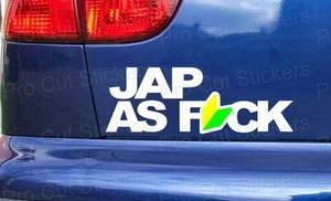 JAP AS F CK Custom Vinyl Car Stickers Decal Window Bumper Scene JDM Import scene - Bild 1 von 2