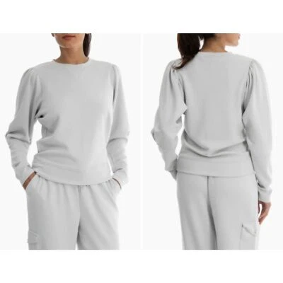 Sudadera Nanette Lepore Scuba Piqué Plisada Manga Abullonada (L) Foto 1 de 4